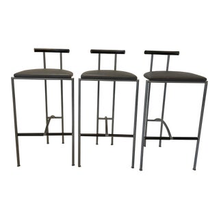 1990s Three Bieffeplast Bar Stools Italy 1990s - Set of 3 For Sale