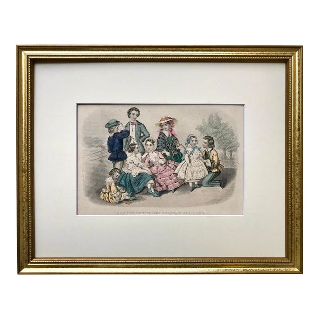 Antique Victorian Fashion Print Color Engraving Goodey’s C. 1900 For Sale In New York - Image 6 of 6