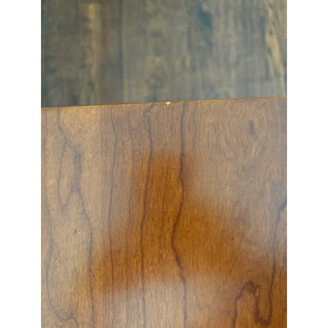 1990s Lexington Cherry Shaker Style 5-Drawer Bedside Chest / Nightstand For Sale - Image 11 of 12