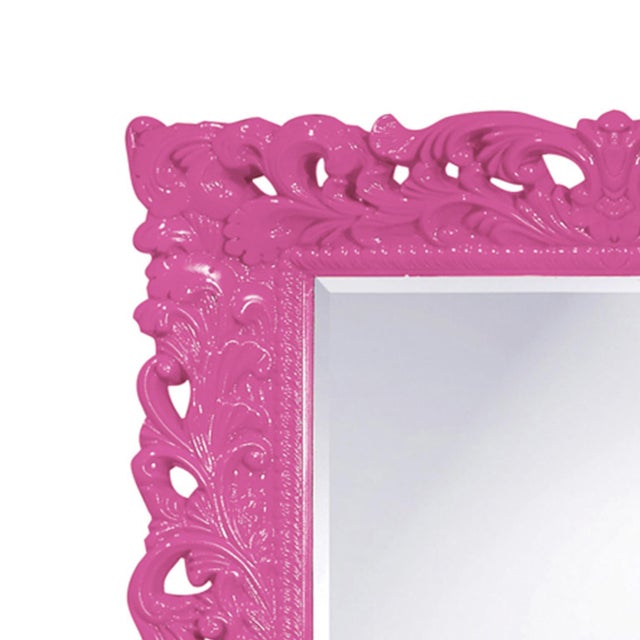 The Barcelona Mirror features an ornate rectangle frame complete with scrolls and flourishes. It is then finished in our...