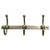 Chrome Cloakroom Coat Rack with 3 Double Swan Neck Hooks, 1960 For Sale - Image 8 of 8