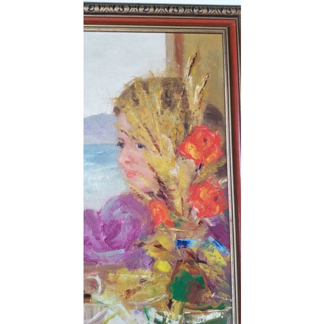 1960s 1960s Figurative Still Life Oil Painting by Rodriguez Candhales, Framed For Sale - Image 5 of 13