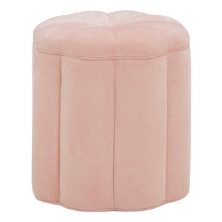 Fleur Pink Storage Ottoman For Sale