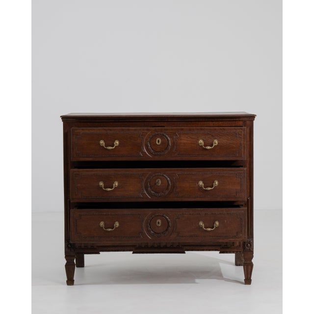 Louis XVI Chest Of Drawers In Original Patina For Sale - Image 11 of 13
