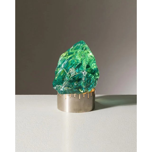 Table Lamp by Max Ingrand for Saint Gobain, 1960s For Sale - Image 4 of 4