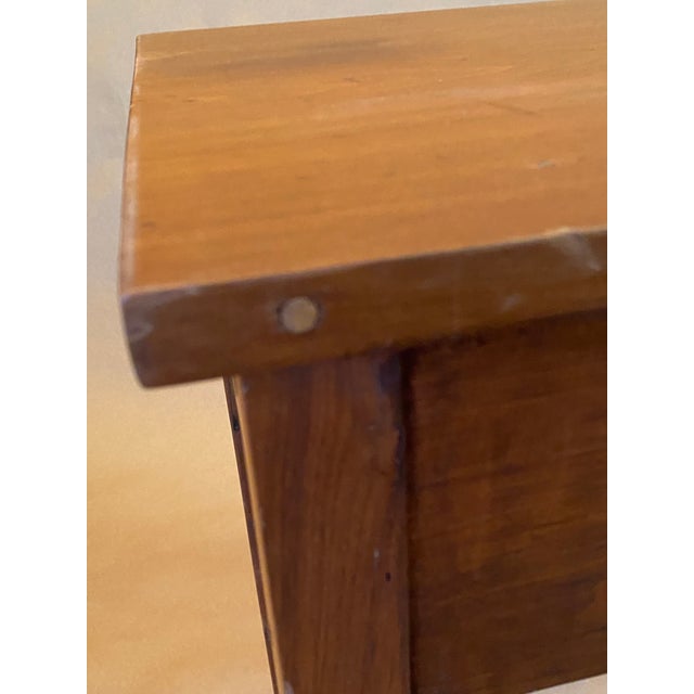 1900s Cherry Side Table With Drawer For Sale - Image 4 of 4