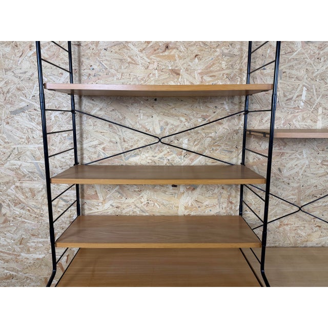 Mid-Century Ash Shelf Wall Unit from WHB Germany, 1960s For Sale - Image 10 of 18