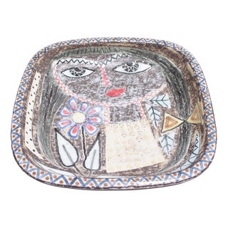 Stoneware Bowl by Mari Simmulson for Upsala Ekeby, Sweden, 1950s For Sale