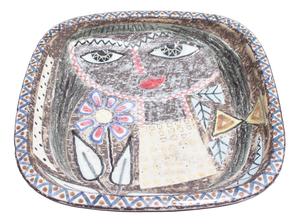 Stoneware Bowl by Mari Simmulson for Upsala Ekeby, Sweden, 1950s