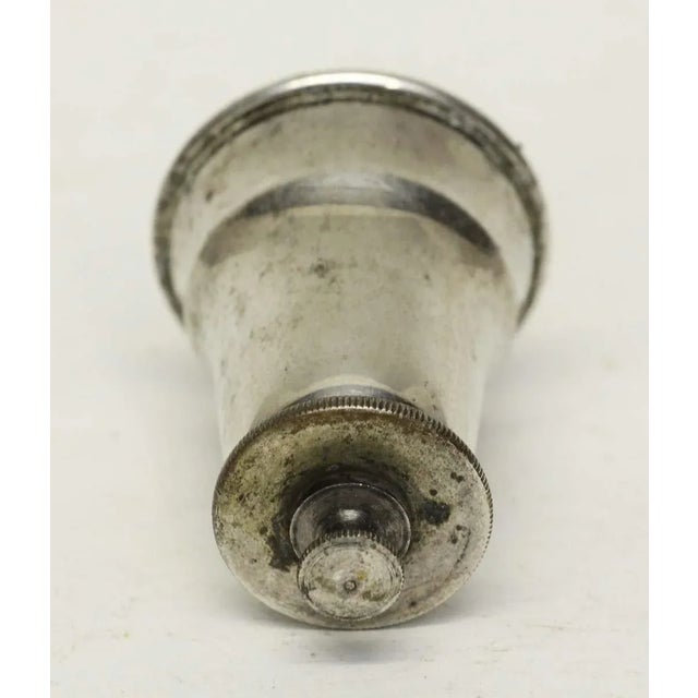 Traditional European Vintage Silver Plated Pepper Mill For Sale - Image 3 of 6