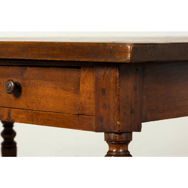 Late 19th Century French Provincial Oak Writing Table For Sale - Image 9 of 18