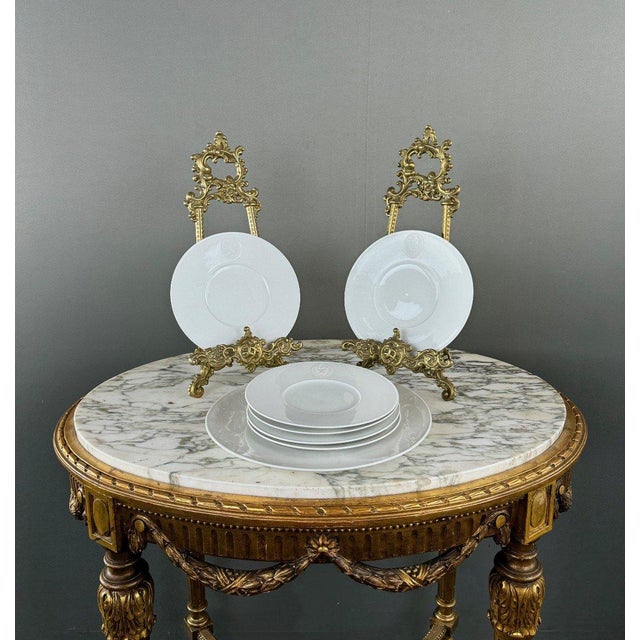 20th Century Porcelain Dinner and Dessert Plates from KMP Berlin, Set of 7 For Sale - Image 13 of 13