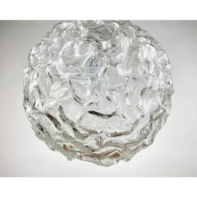 Vintage Glass Spherical Ceiling Light For Sale - Image 4 of 7