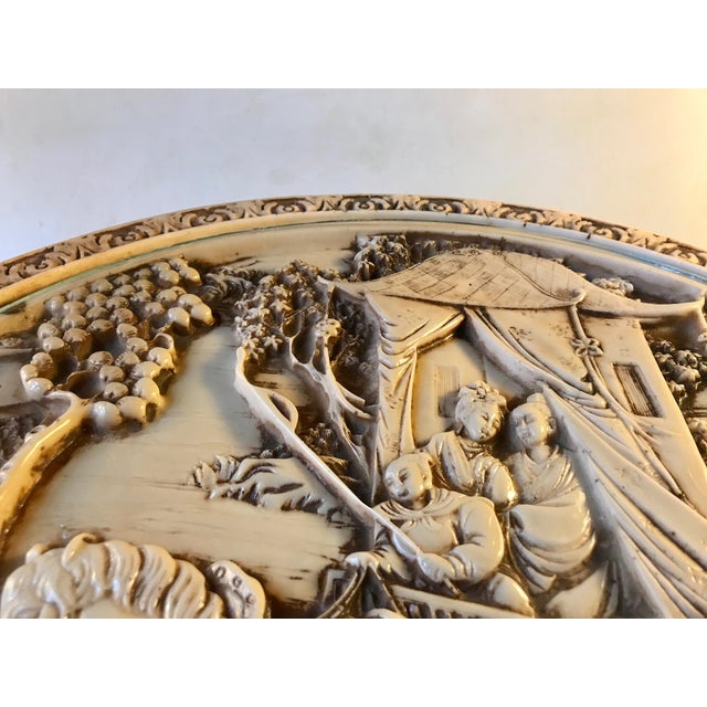 Vintage Faux Ivory Opium Table, 1960s For Sale - Image 10 of 14