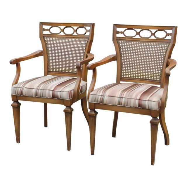 Neoclassical Style Occasional Chairs - a Pair For Sale