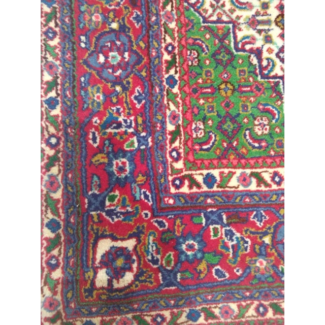 1970s Vintage Persian Ghiasabad Rug For Sale - Image 4 of 7