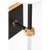 Lucia 21" Cordless Sconce in Matte Black and Crystal with Linen Shade Designer: Julie Neill Finish: Matte Black and...