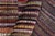 Textile Abstract Rust/Blue High Low Wool Rug - 9'0'' X 11'10'' For Sale - Image 7 of 8