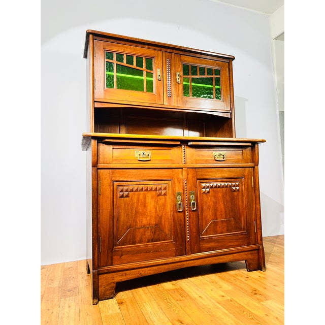 German Art Nouveau Cupboard from Nic. Eckel Furniture Factory, 1890s For Sale - Image 4 of 18
