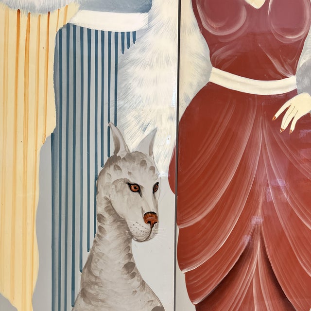 Vintage Art Deco Screen, 1930s For Sale - Image 11 of 17