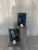 Blue Keith Haring & Toshiyuki Kita, On Taro & on Giro, 1988, Glass, Set of 2 For Sale - Image 8 of 18