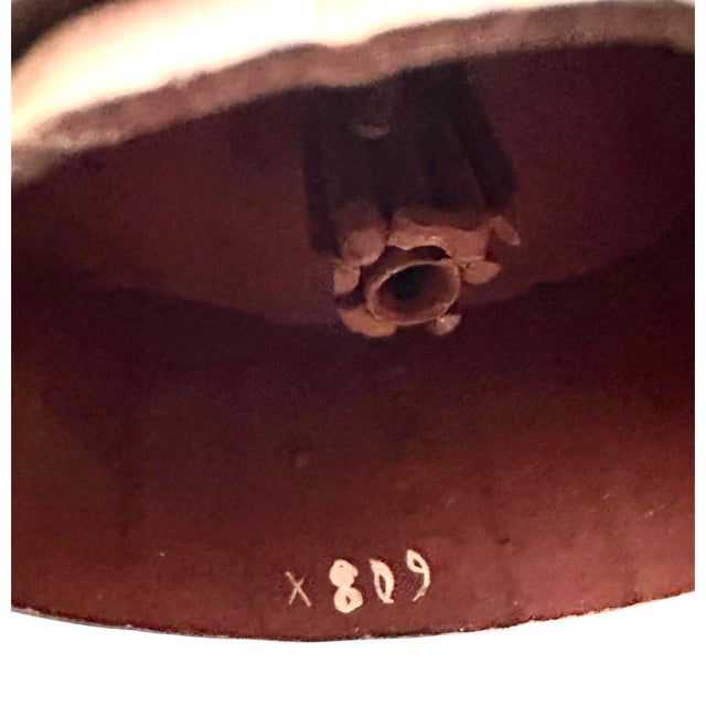 Vintage Italian Tole Peinte Potted Strawberry Plant Sculpture / Toleware Floral / Flower Arrangement, Made in Italy For Sale - Image 11 of 11