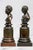 Amazing Pair Antique Bronze English Neoclassical Grand Tour Statue Sculpture Bust Royalty Home Decor For Sale - Image 15 of 17