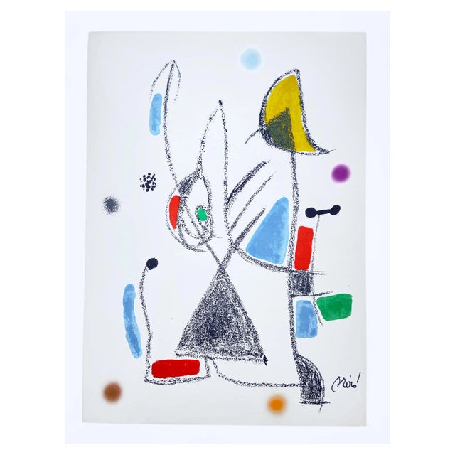Joan Miró, Maravillas con variaciones No.16, 1975, Lithograph For Sale