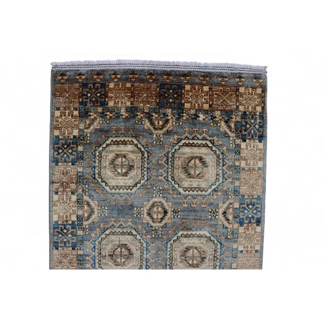Vintage Tribal Hand-Knotted Runner Rug, 2010s For Sale - Image 16 of 18