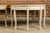 Swedish 19th Century Painted Demilune Tables with Cabriole Legs, a Pair For Sale - Image 12 of 12