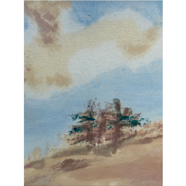 Vintage Painting - Frankenthaler Style Landscape For Sale In New York - Image 6 of 9