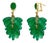 Green 14 Carat Colombian Emerald Briolettes Hanging Drop Earrings 18 Karat Gold For Sale - Image 8 of 8