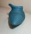 Blue Antique Figural Blue Glazed Van Briggle Sea Shell Figural Pottery Vase Sculpture For Sale - Image 8 of 8
