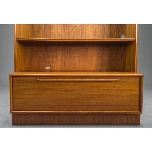 Large Vintage Bookcase in Teak by Heinrich Riestenpatt, 1960s For Sale - Image 4 of 13