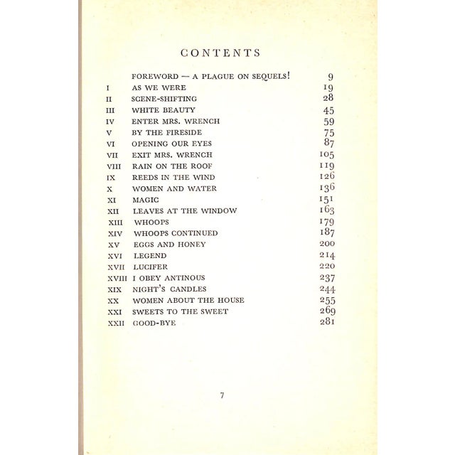 NICHOLS, Beverley [285] pp. Jonathan Cape 1953 7 3/4" x 5 3/8" Illustrated by Rex Whistler Beverley Nichols fans, armchair...