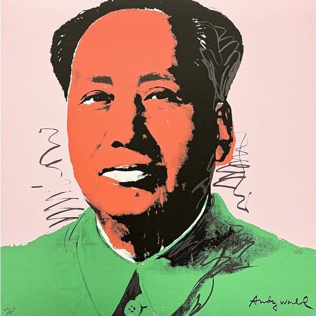 After Andy Warhol, Mao Zedong Red, 1980s, Print For Sale