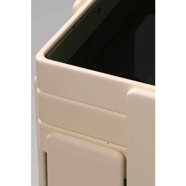 Off-White Lacquered Stacking Tables by Gianfranco Frattini for Cassina, 1970, Set of 3 For Sale - Image 13 of 15