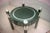 1980s Round Italian Modern Crystal and Mirrored Glass Dining Table by Zelino Poccioni for MP-2, 1980s For Sale - Image 5 of 12
