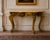 Gold Antique Louis XIV Italian Console Table with Carved Gilded Wood and Yellow Siena Marble, 18th Century For Sale - Image 8 of 9