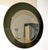 1960s Round Black Tinted Beveled Art Glass Wall Mirror Space Age Antonio Lupi For Sale - Image 10 of 12