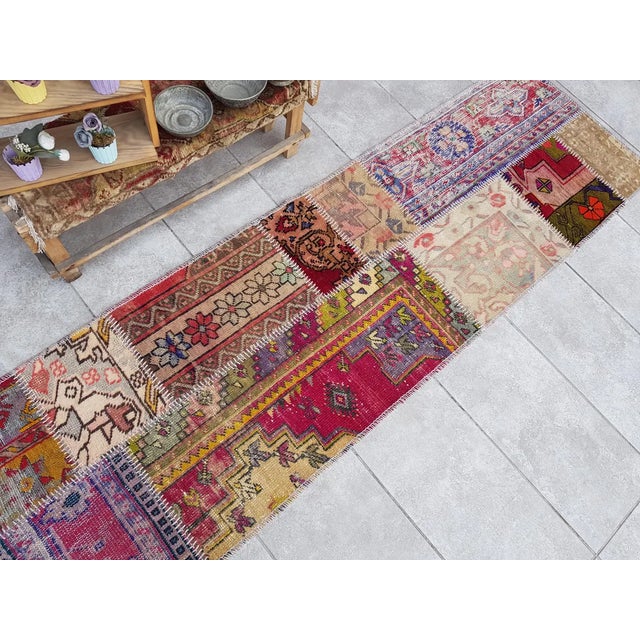 Mid 20th Century Anatolian Kurdish Tribal Wool Runner For Sale - Image 10 of 10