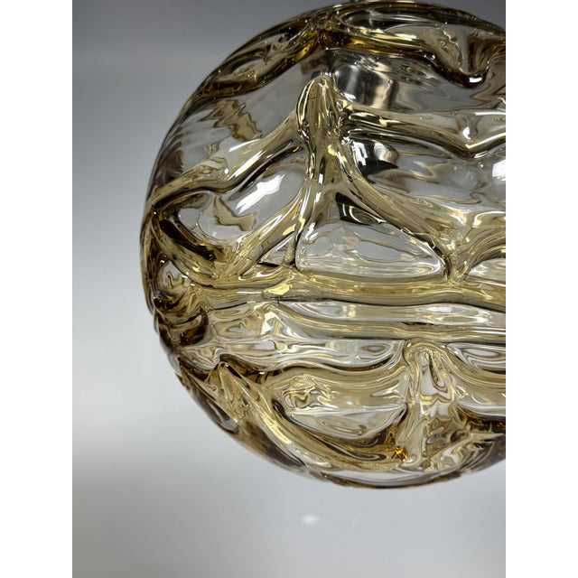 Metal Globe Pendant Lamp by Doria Leuchten, Germany, 1960s For Sale - Image 7 of 15