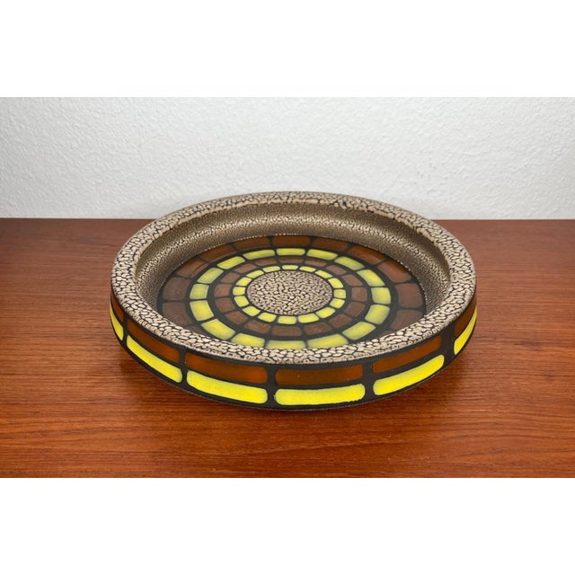 Mid-Century Space Age Large Pottery Bowl from Knabstrup, Denmark, 1960s For Sale - Image 15 of 15