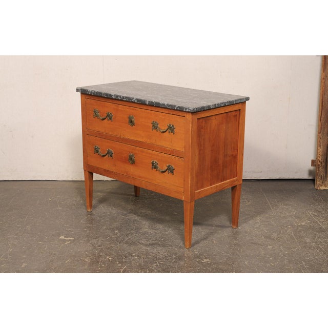 French 19th C Marble Top Commode For Sale - Image 11 of 13