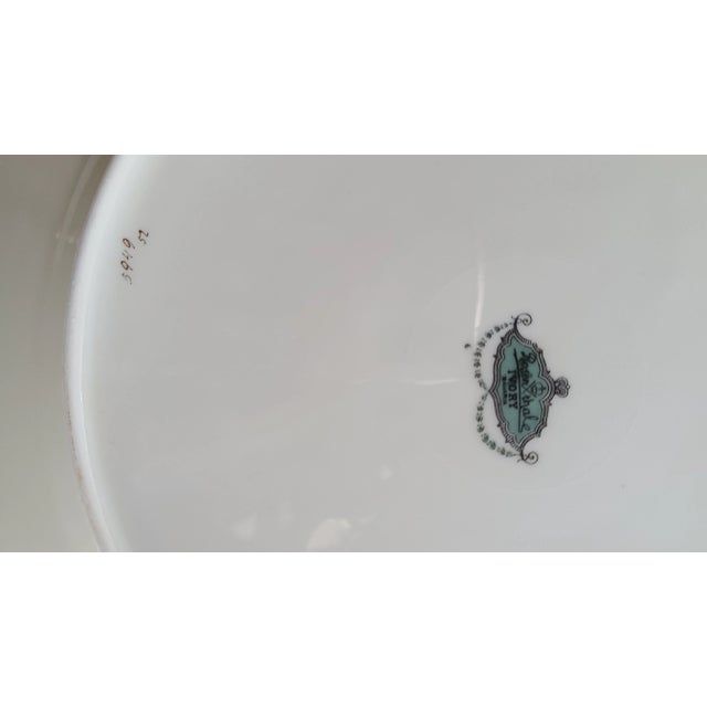 Last Chance!Vintage Vibrant Floral & Gold Gilt Mixed Dinner Plates - Set of 4 For Sale - Image 11 of 13