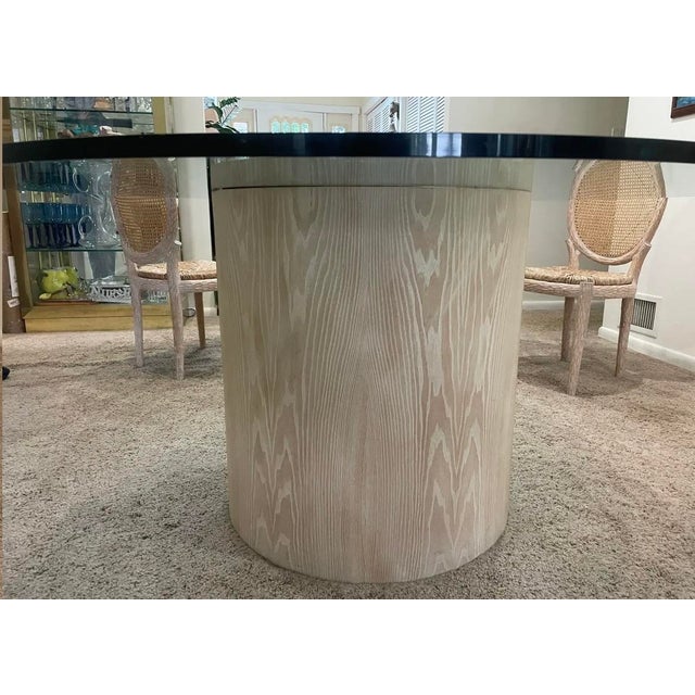 Late 20th Century Lorin Marsh Faux Bois Dining Table For Sale In New York - Image 6 of 14
