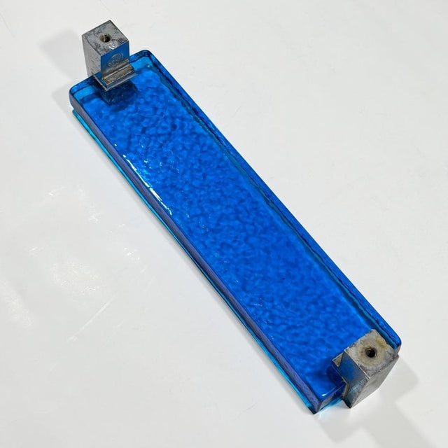 Scandinavian Glass Door Handle from Lindshammar Glassworks, Sweden, 1960s For Sale - Image 6 of 12