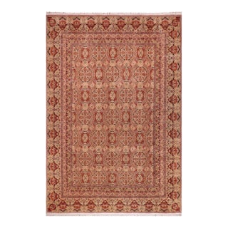 1990's Pak-Persian Taupe/Beige Wool Rug - 9'10'' X 12'3'' For Sale