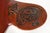 Gabriel McKeagney Celtic Hand Carved Wood Bagpipe Bench Chair For Sale - Image 4 of 8