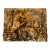 1970s Neoclassical Terracotta Wall Relief Plaque With Horses & Classical Columns For Sale